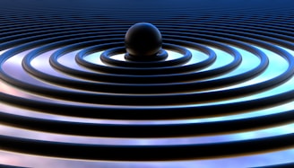 A computer generated image of a circular design