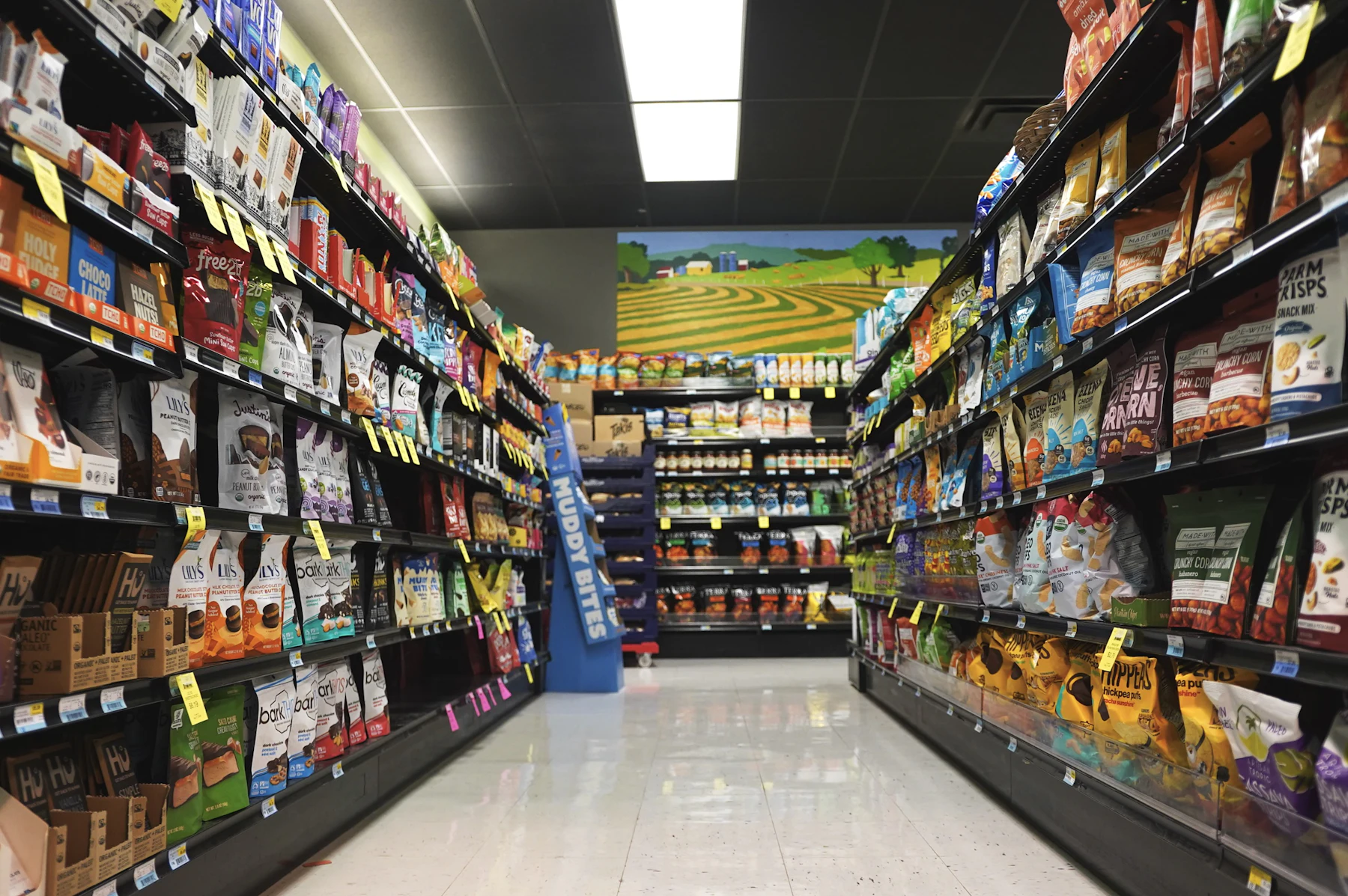 Grocery store aisle