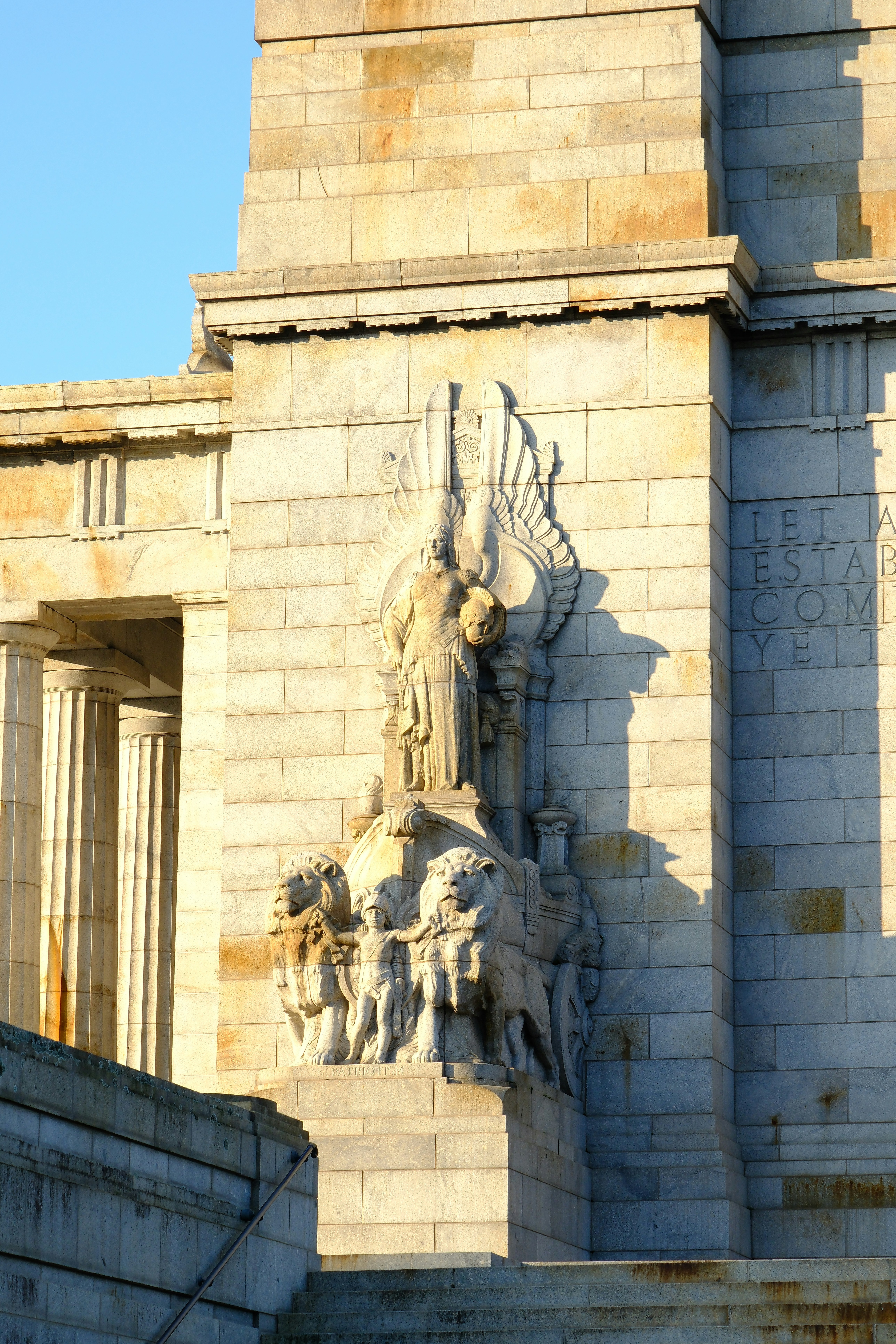 A large building with a clock on the side of it