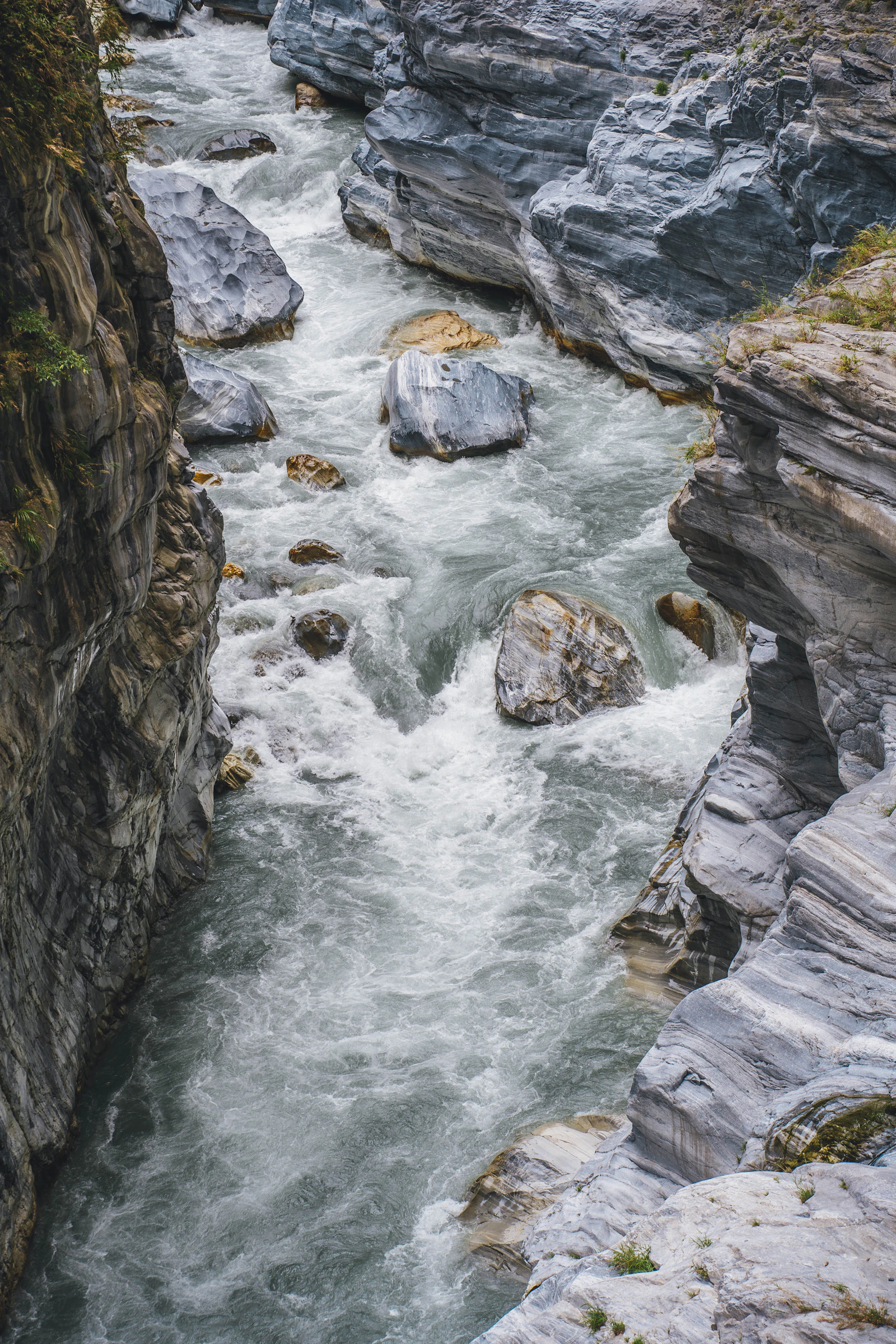 Marble walls of Taroko Gorge