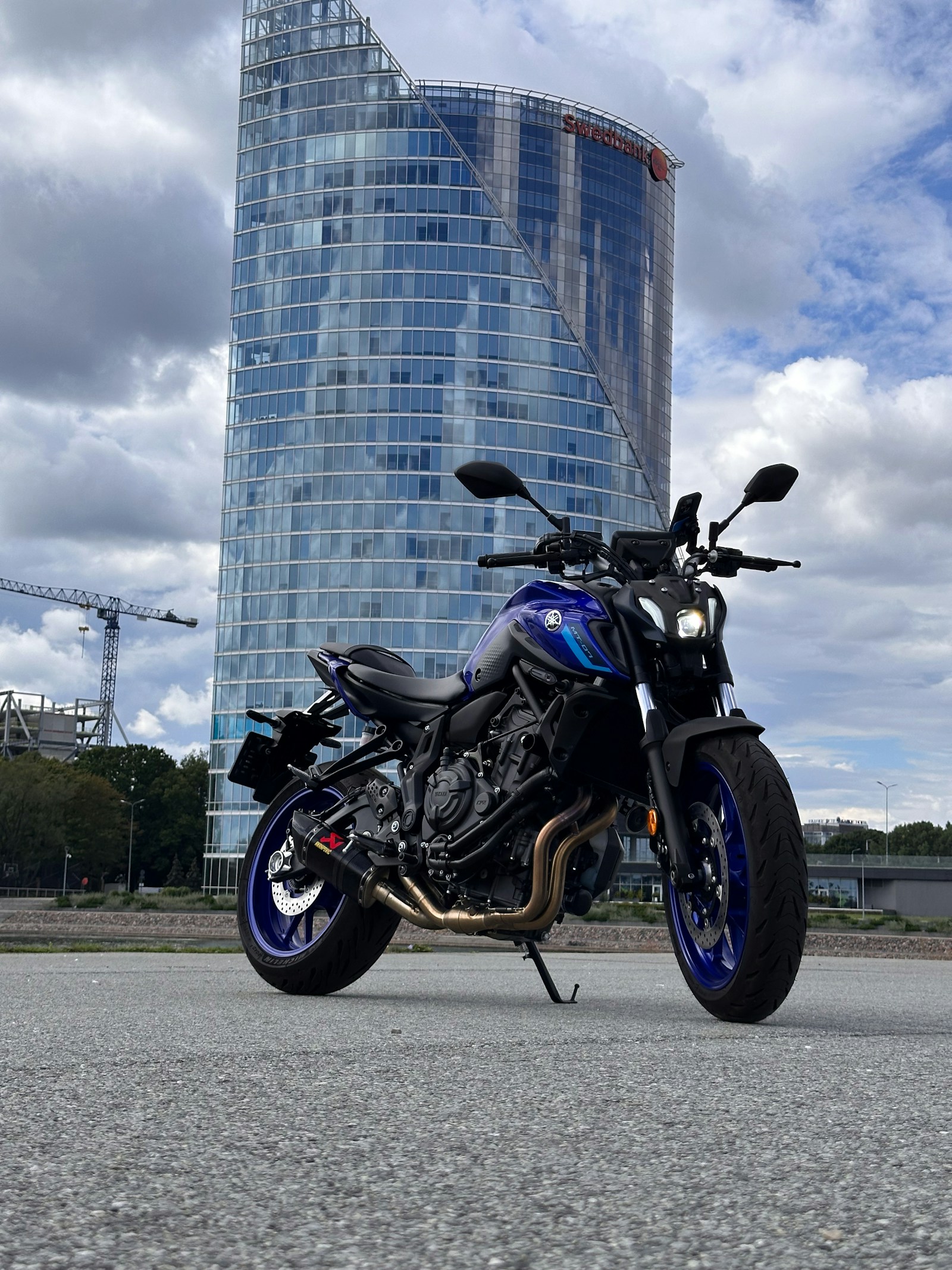 Motor in werkplaats