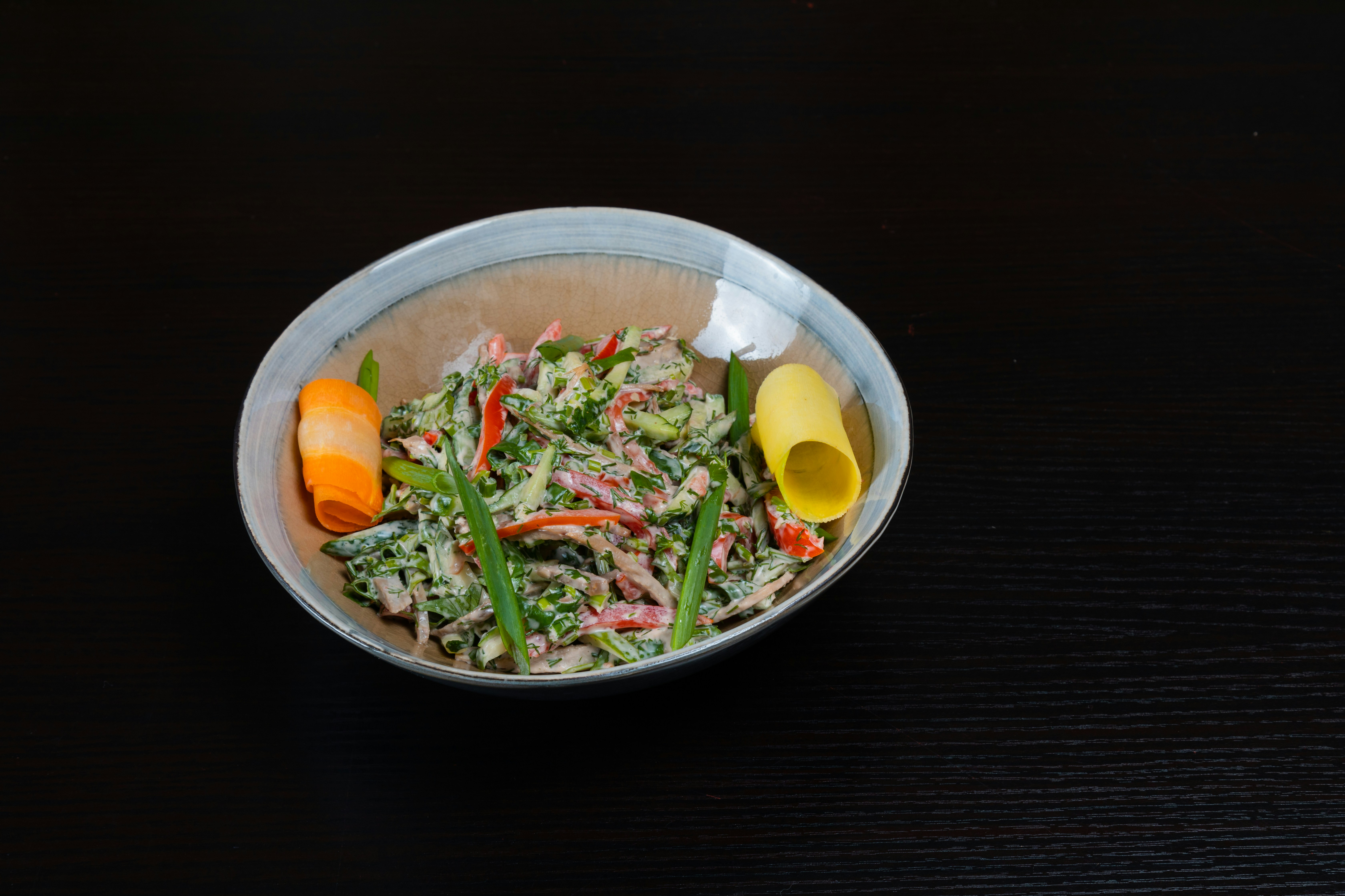 A fresh bowl of Kachumbari salad