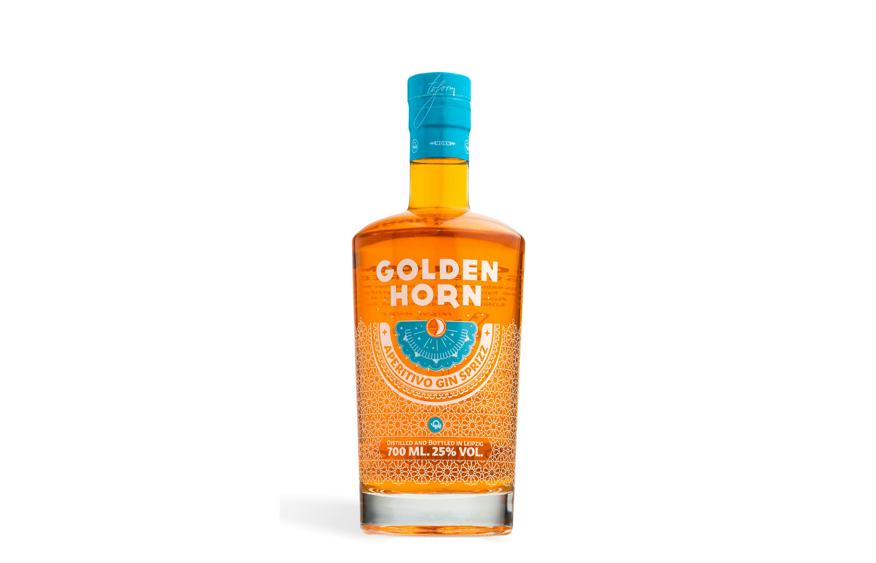 A bottle of golden horn