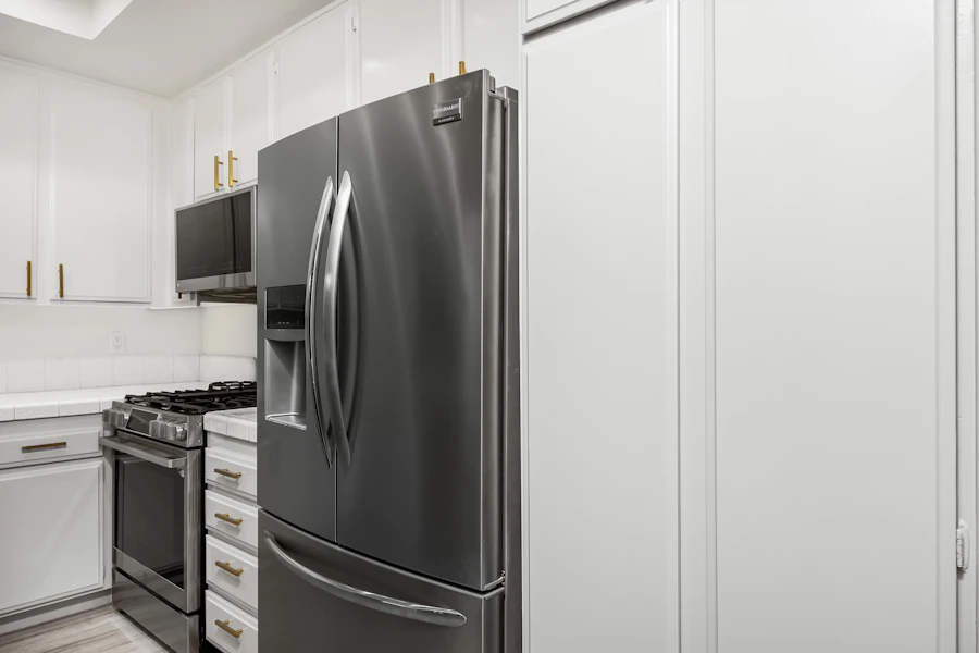Commercial stainless steel appliances