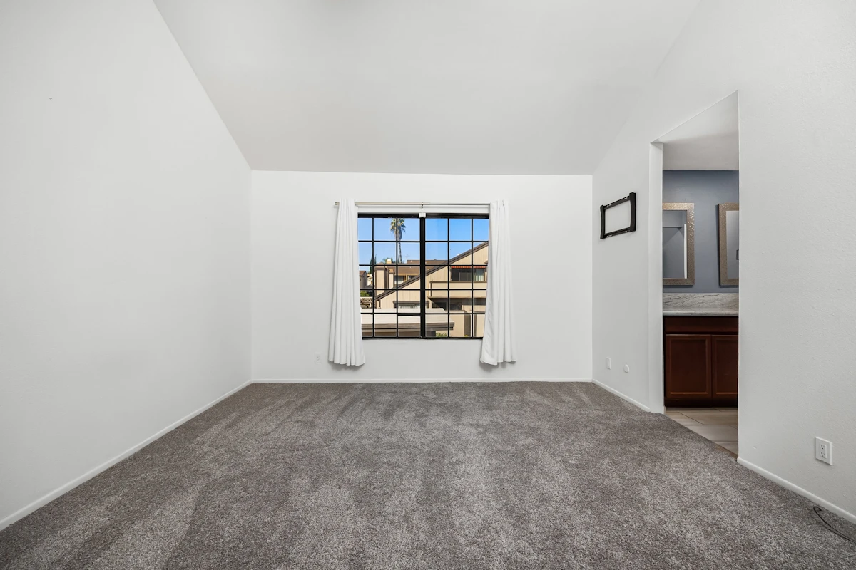 Before — a bare, unfurnished flat