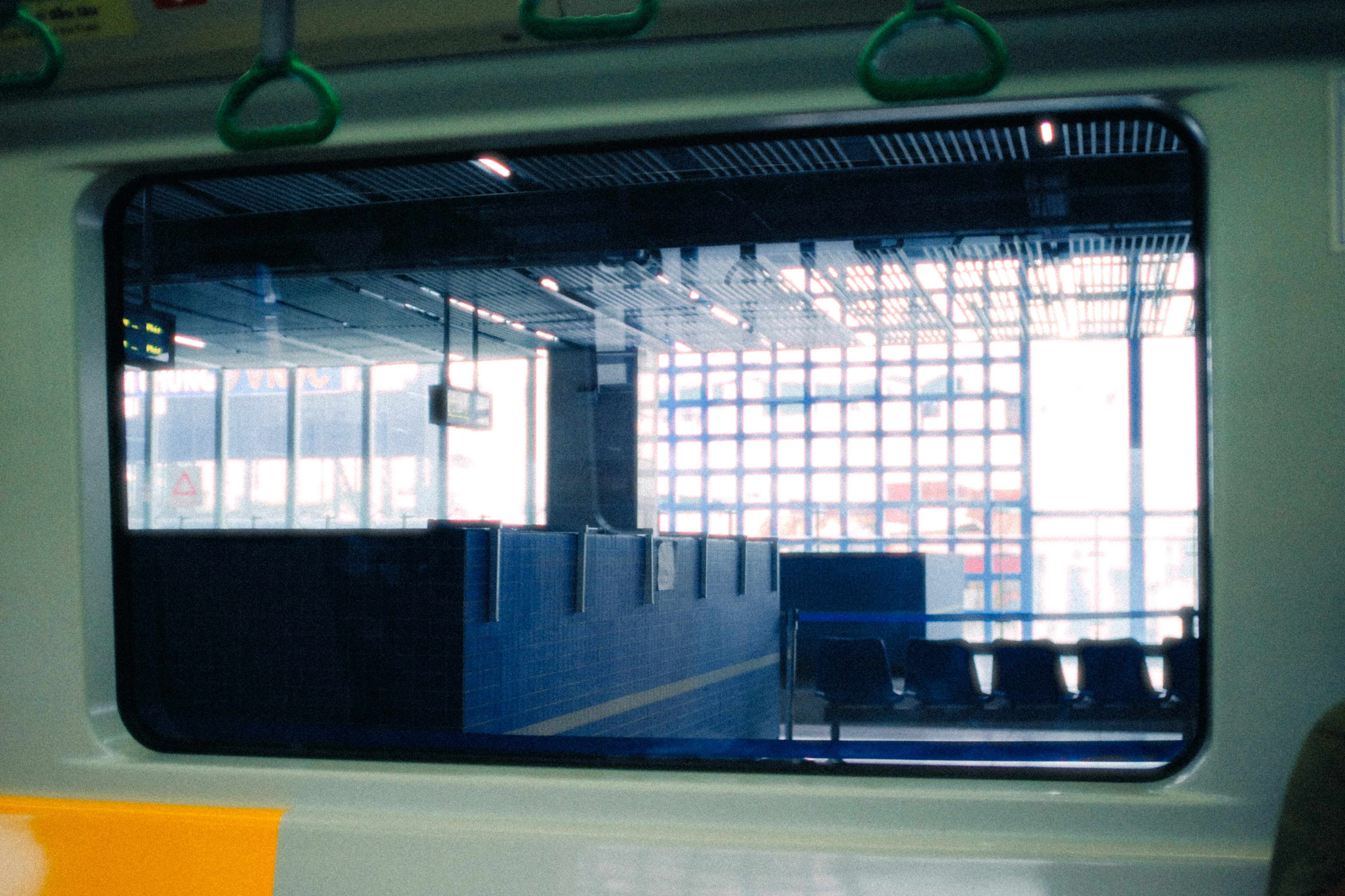 A view of a train through a window photo – Free Car Image on Unsplash