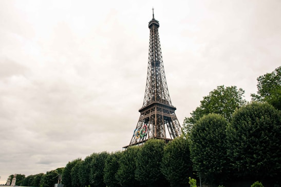 The eiffel tower towering over the city of paris