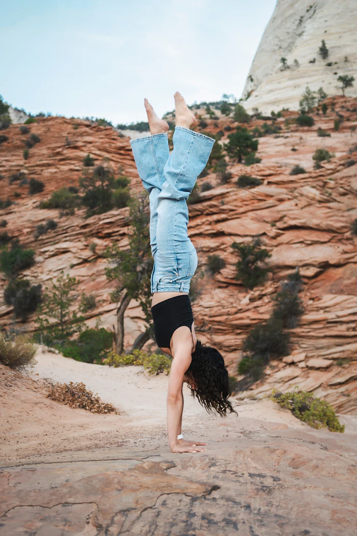 Handstand (Adho Mukha Vrksasana) yoga pose