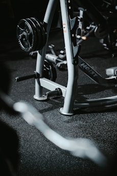 A close up of a gym equipment in a gym