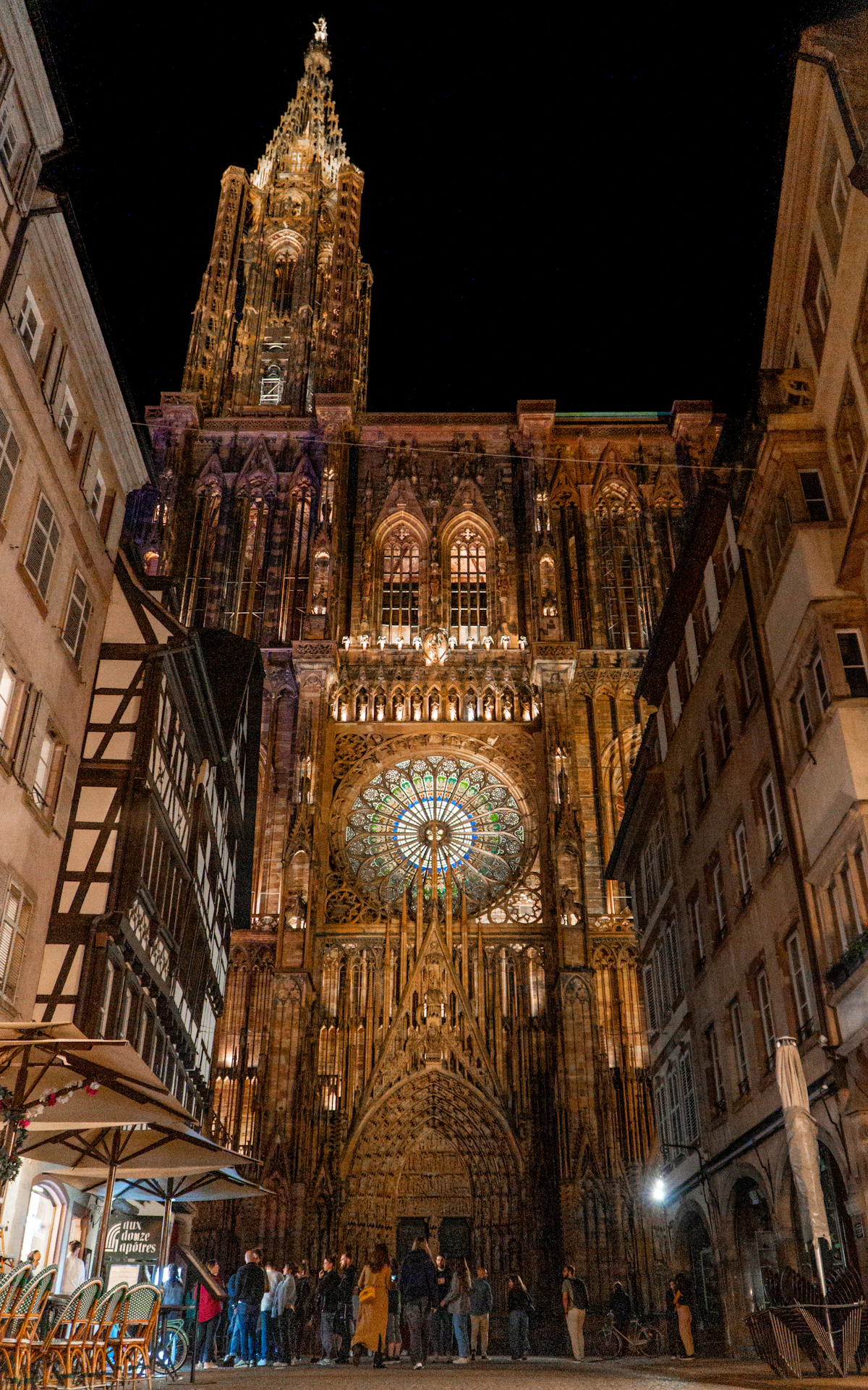 The astronomical clock inside Strasbourg Cathedral