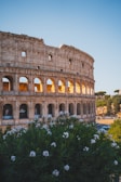 The roman colossion in rome, italy