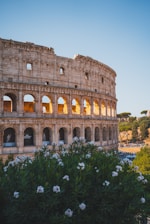 The roman colossion in rome, italy