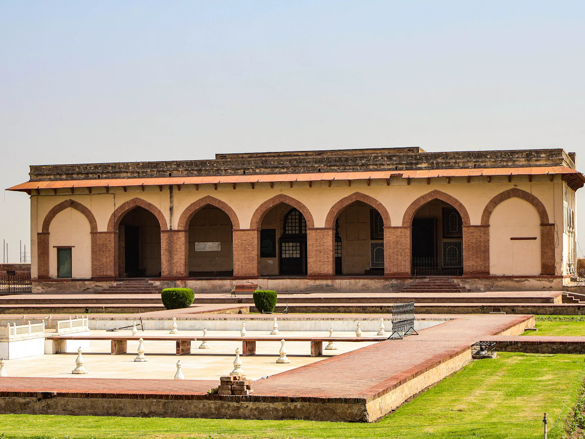 Lahore Fort, a Mughal-era UNESCO World Heritage site in the Walled City of Lahore, Pakistan