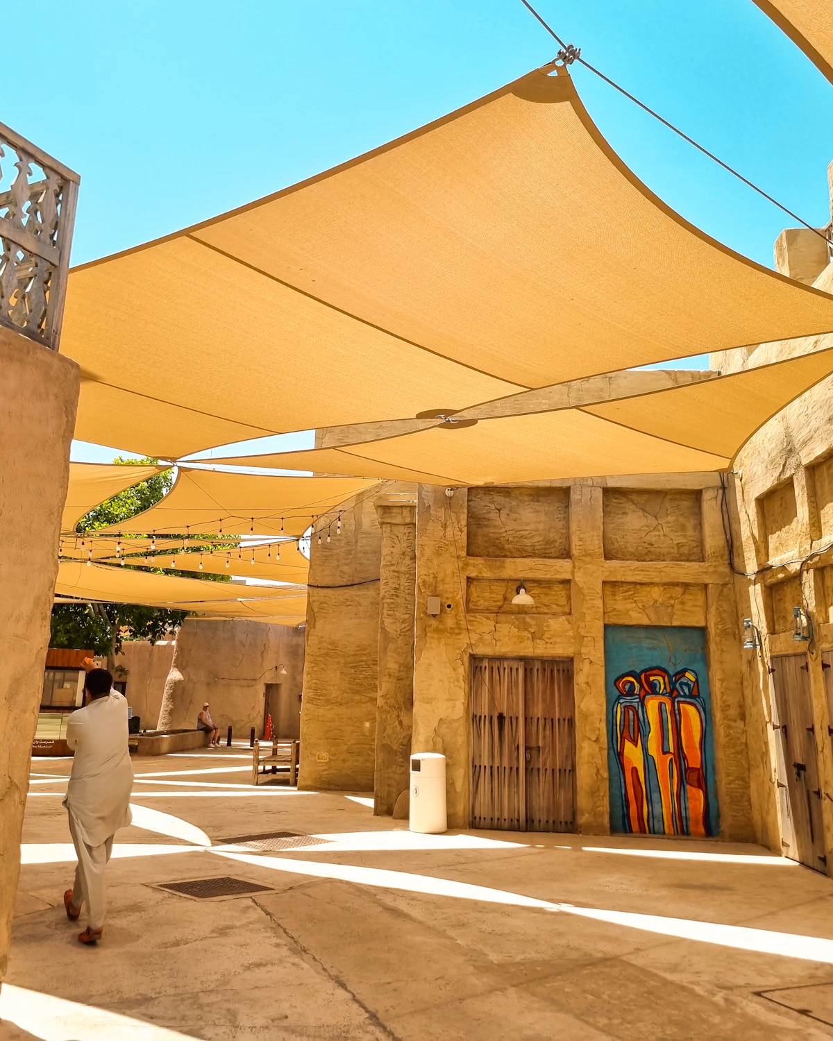 Al Fahidi historic district for Old and Modern Dubai tour