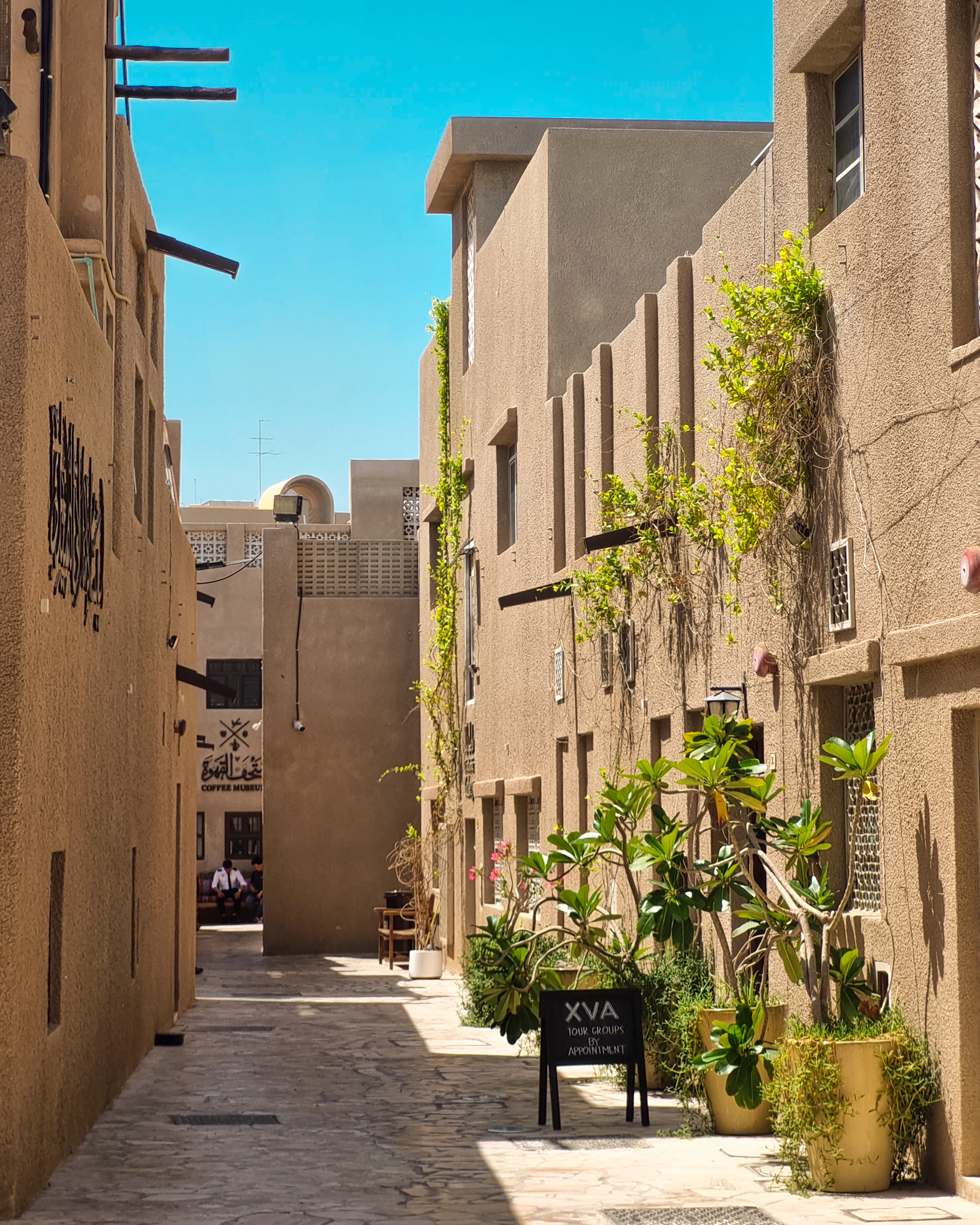 Traditional alley in Al Fahidi historical district, Dubai