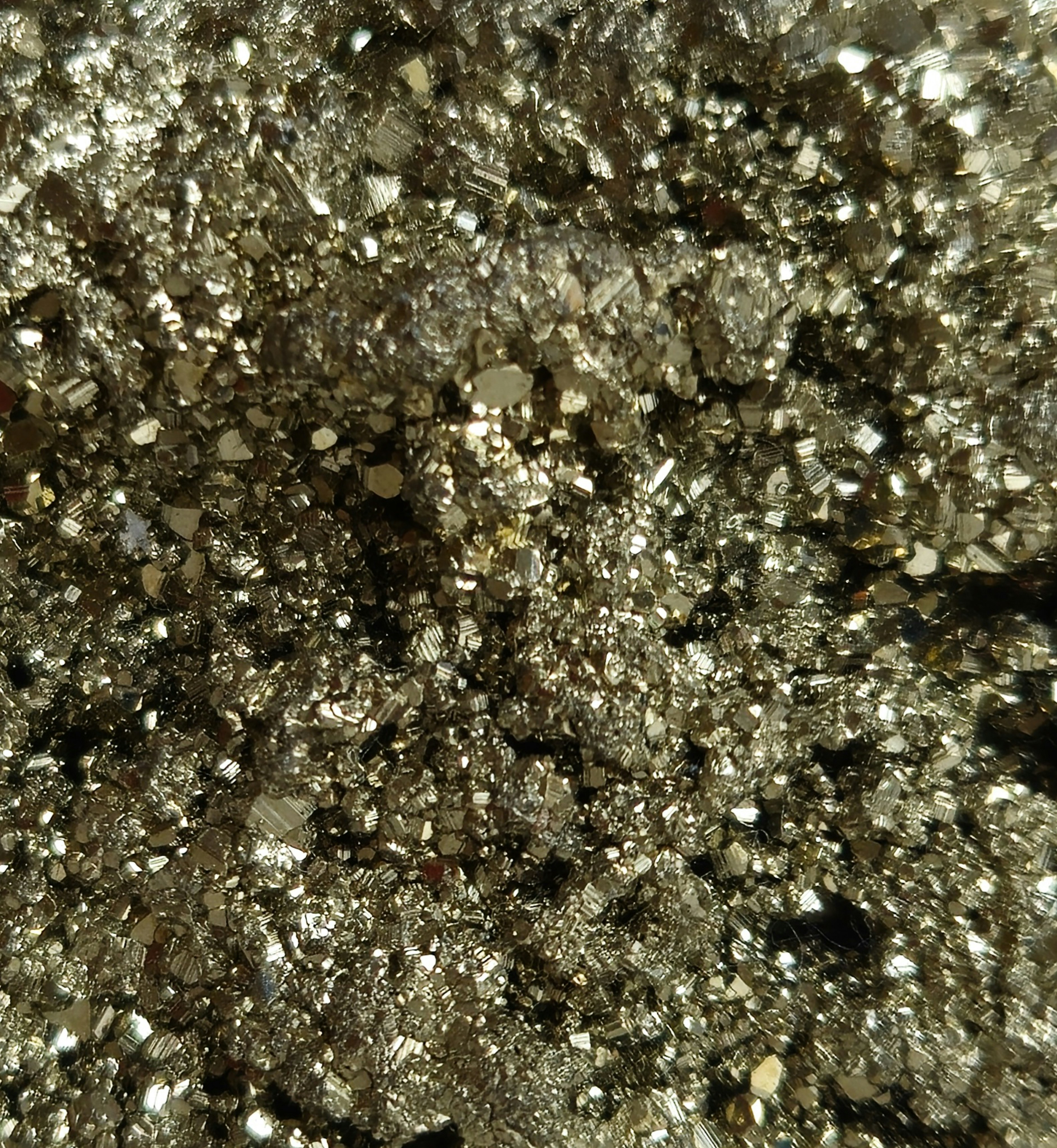 A close up view of a dirt surface