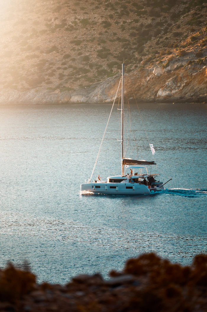 Catamaran sailing