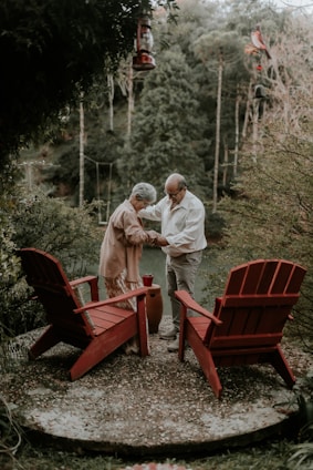 A couple of men standing next to each other