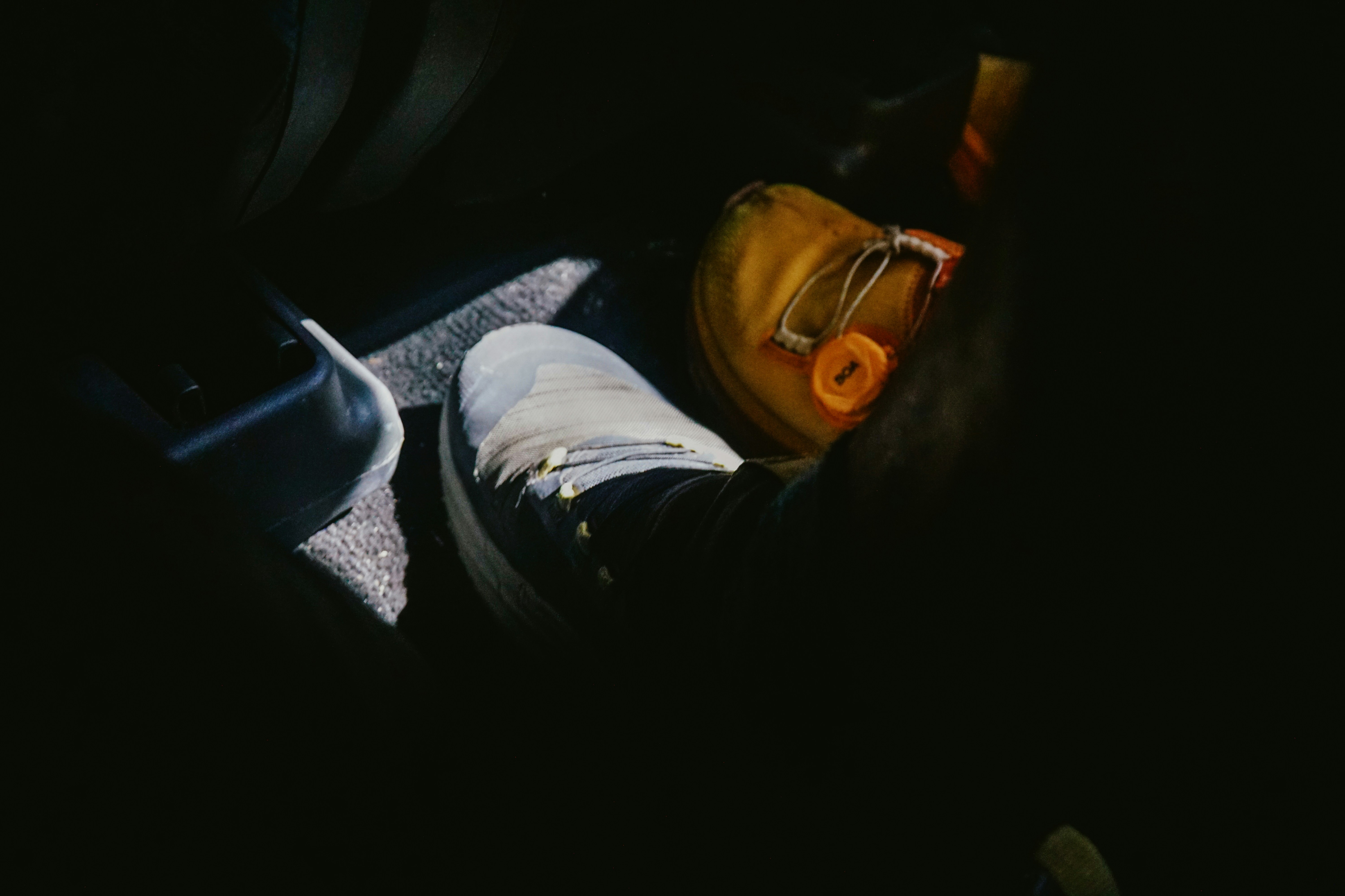 Emergency plumber responding to a urgent call