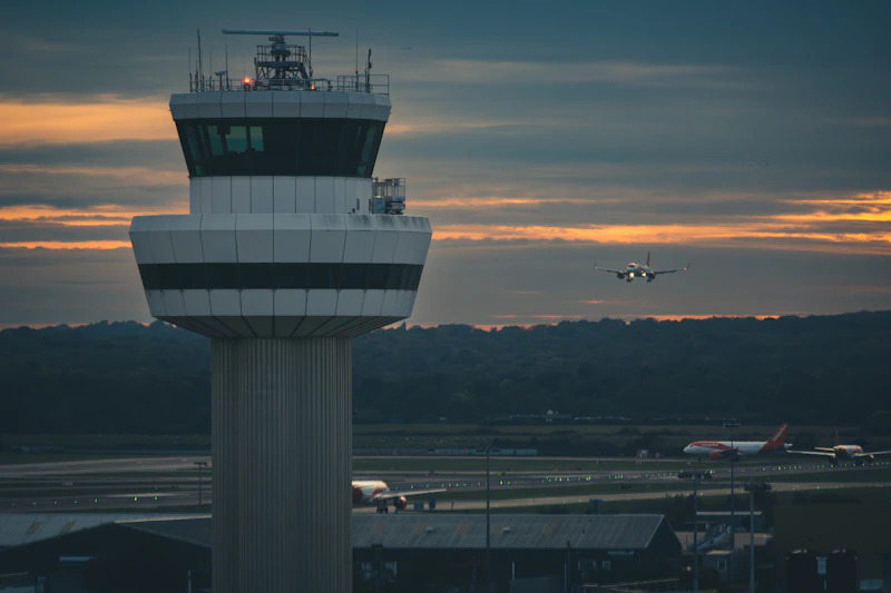 Aircraft on runway