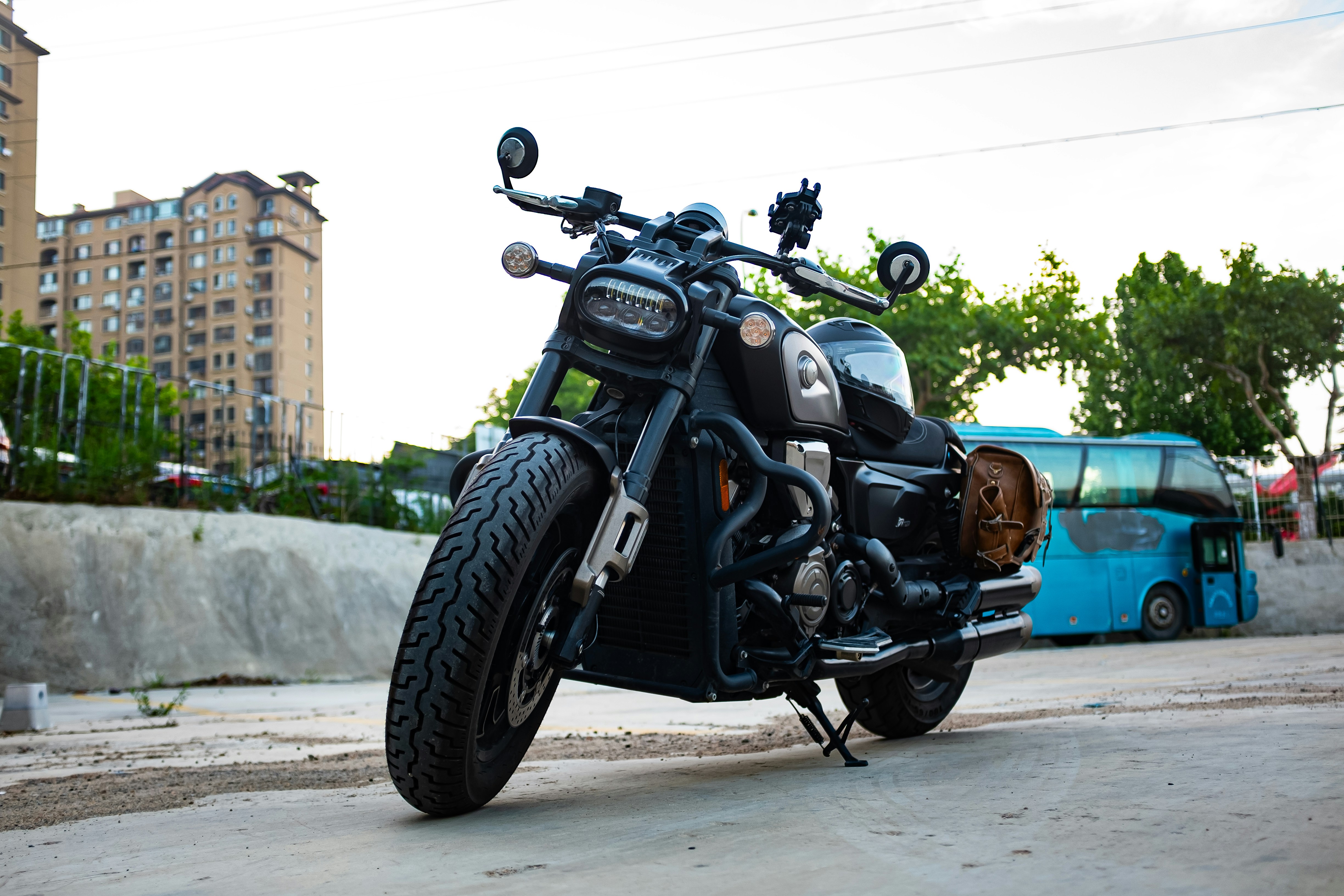Discover motorcycle in Aberystwyth