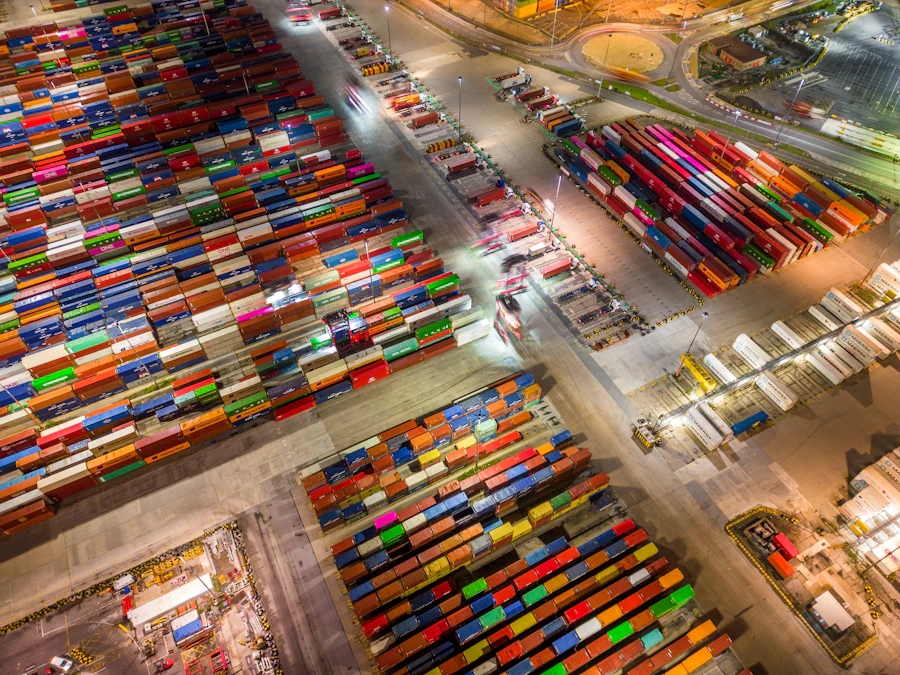Port and inland container depot operations