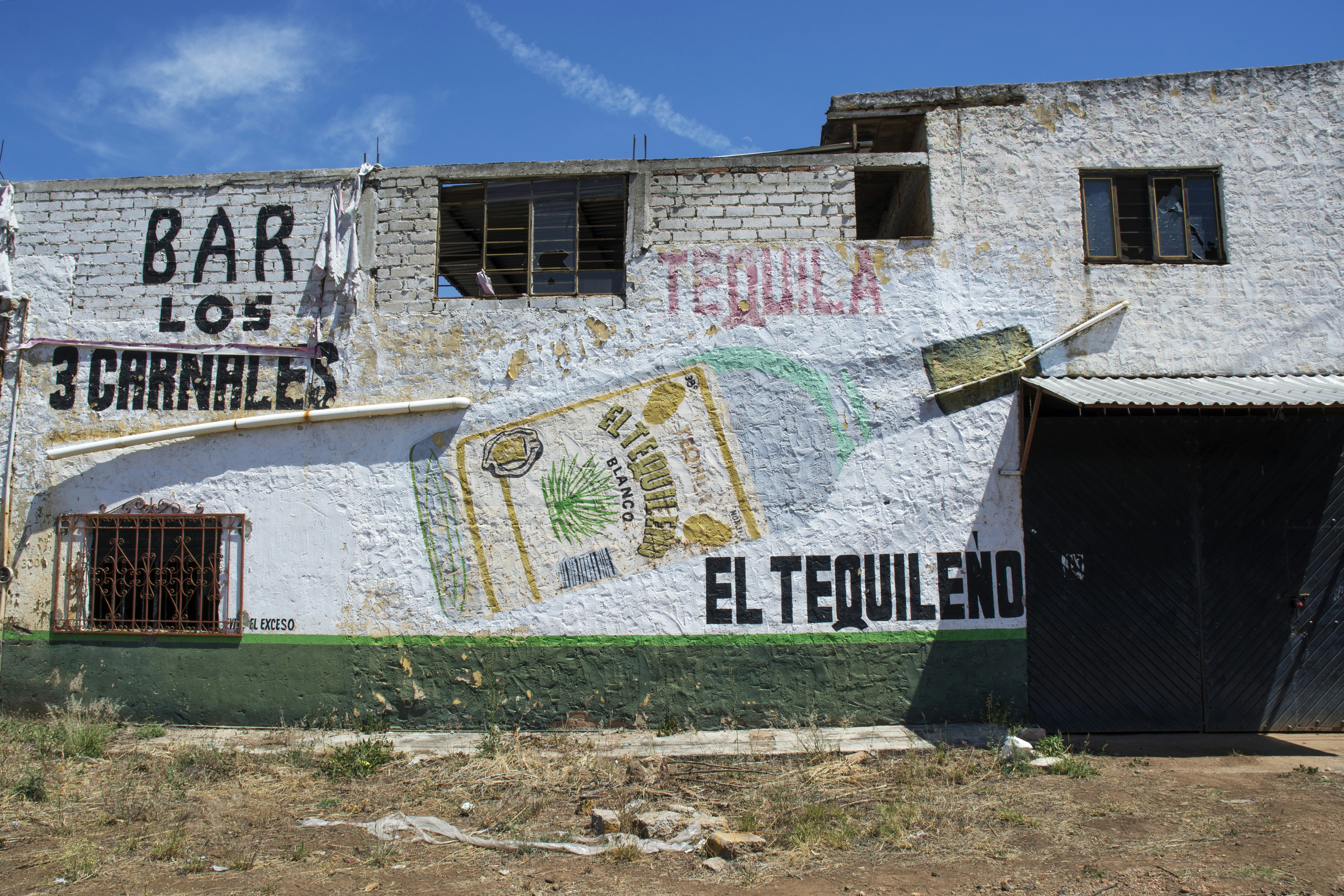 A building with a mural on the side of it