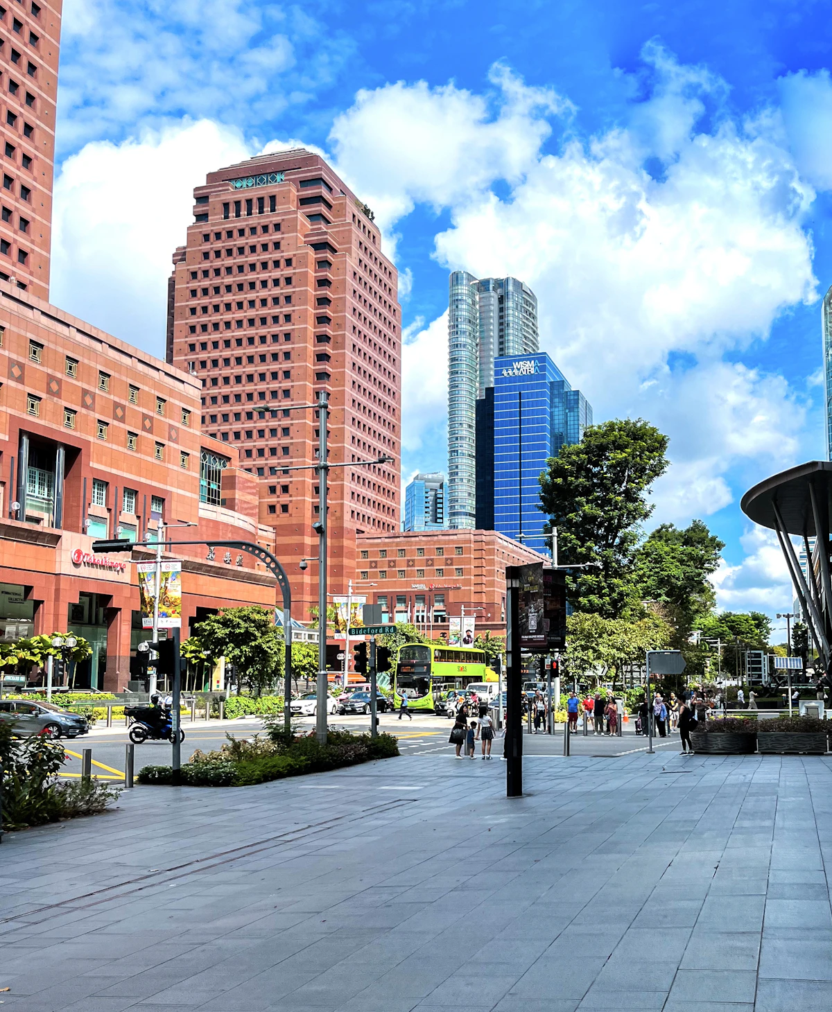 Orchard Road city streetscape in Singapore