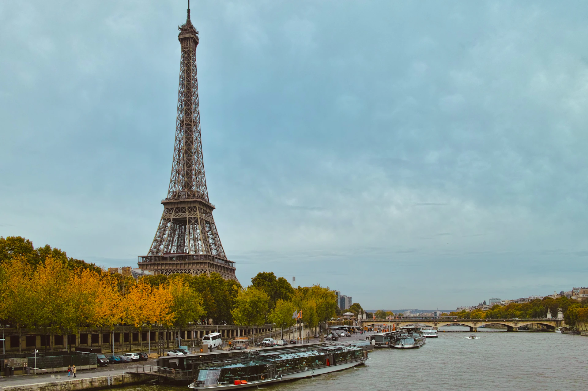 The eiffel tower towering over the city of paris