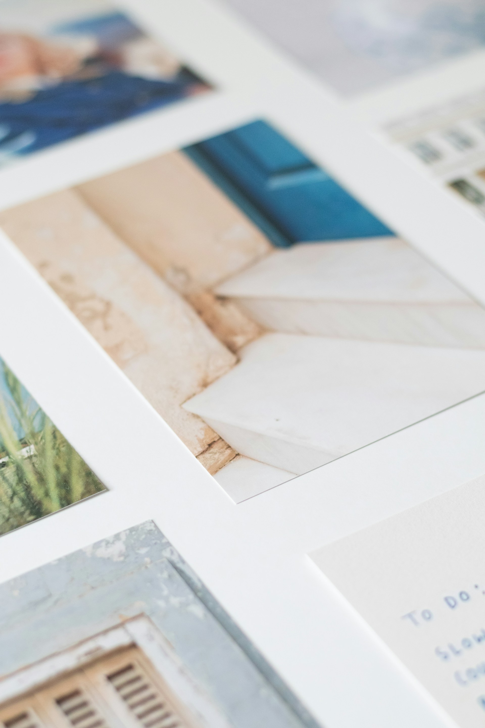 A bunch of different pictures on a wall