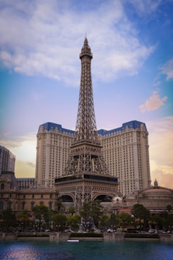 The eiffel tower towering over the city of paris