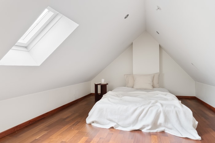Bright loft conversion with Velux skylight window