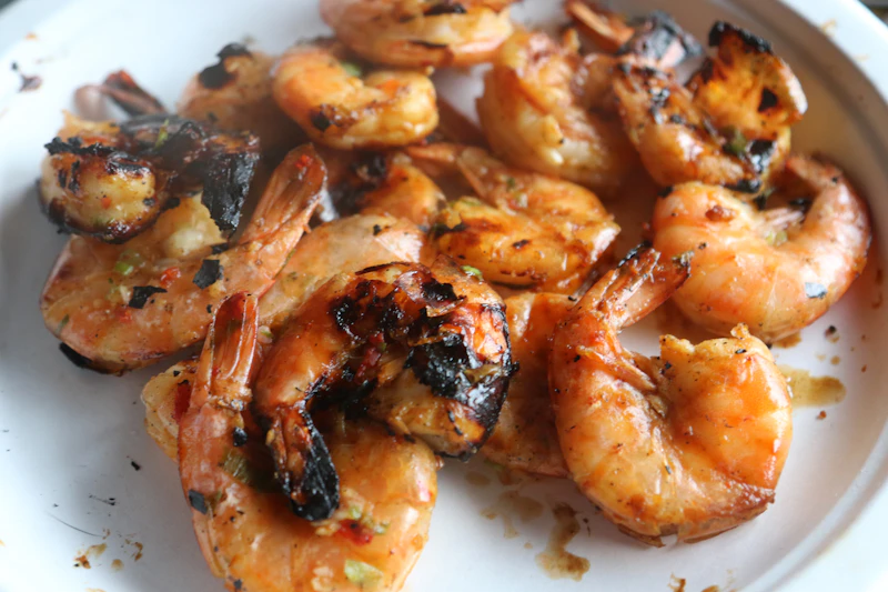 Langostinos al Vapor con Ajo