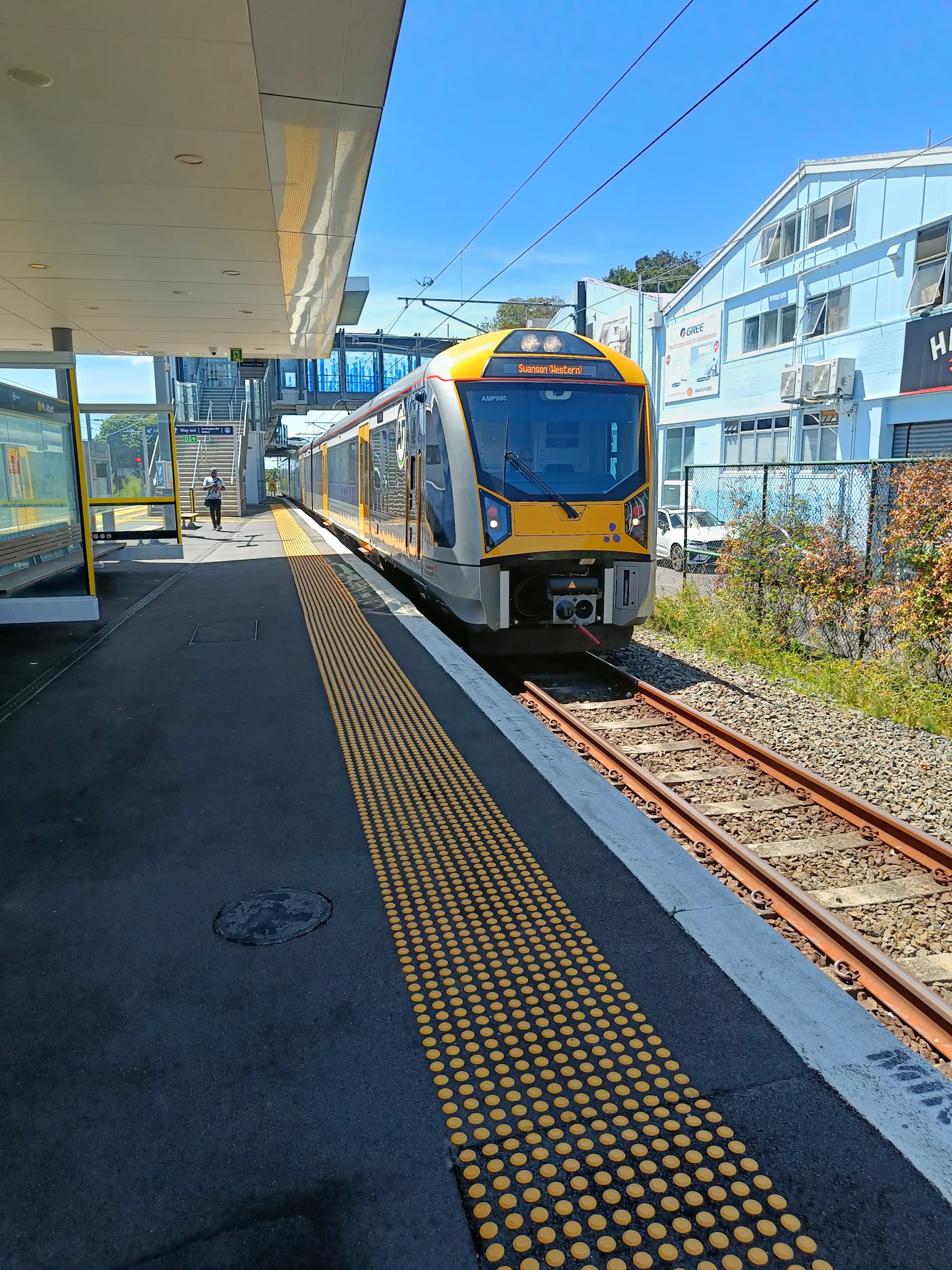 Train à quai, gare en France