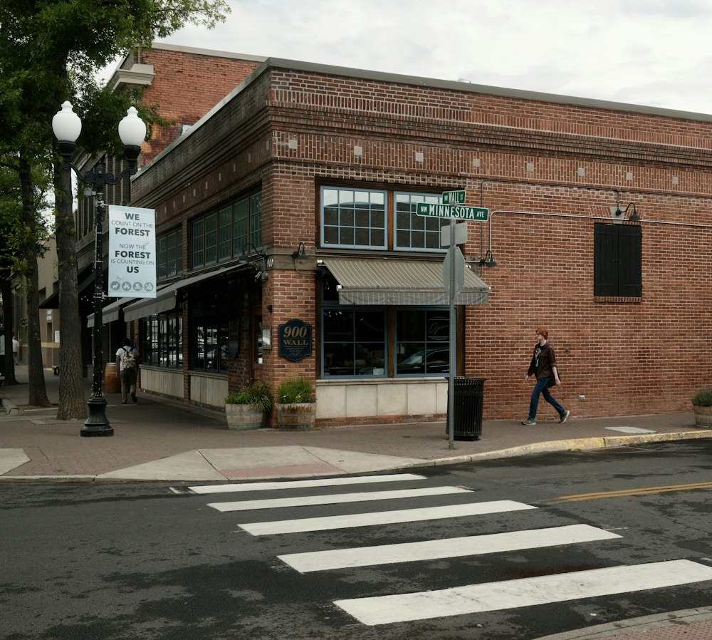 Historic brick building in downtown Bend, Oregon