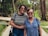 A couple of women standing next to each other