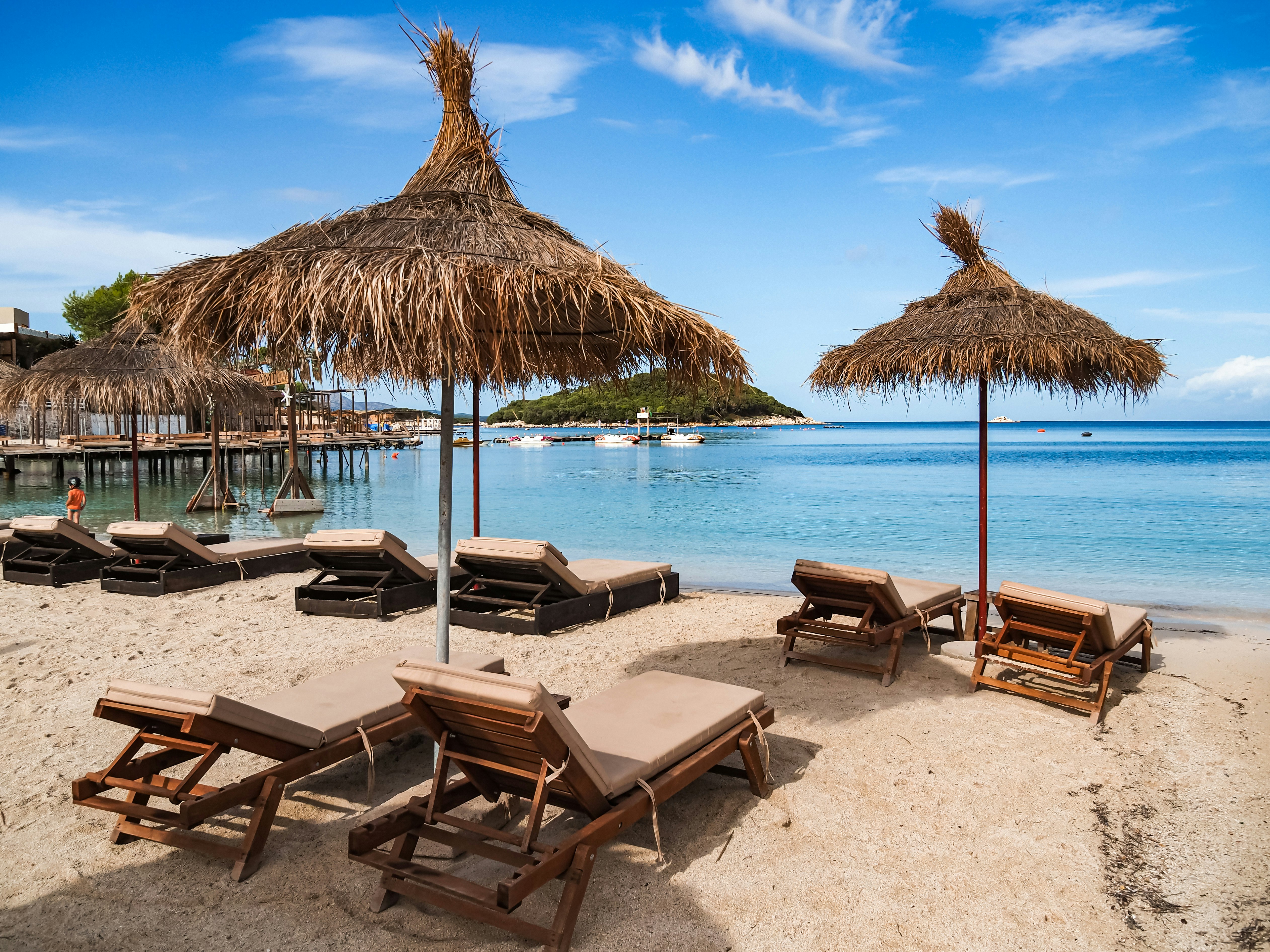 Ksamil plage – location voiture Albanie sans caution