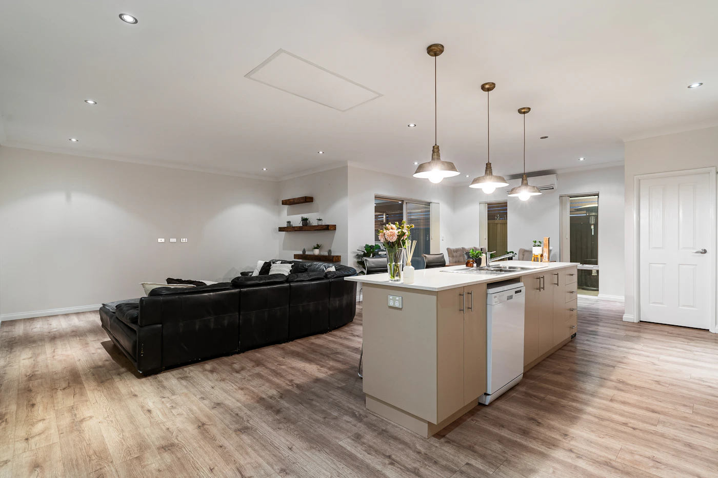Open concept room addition