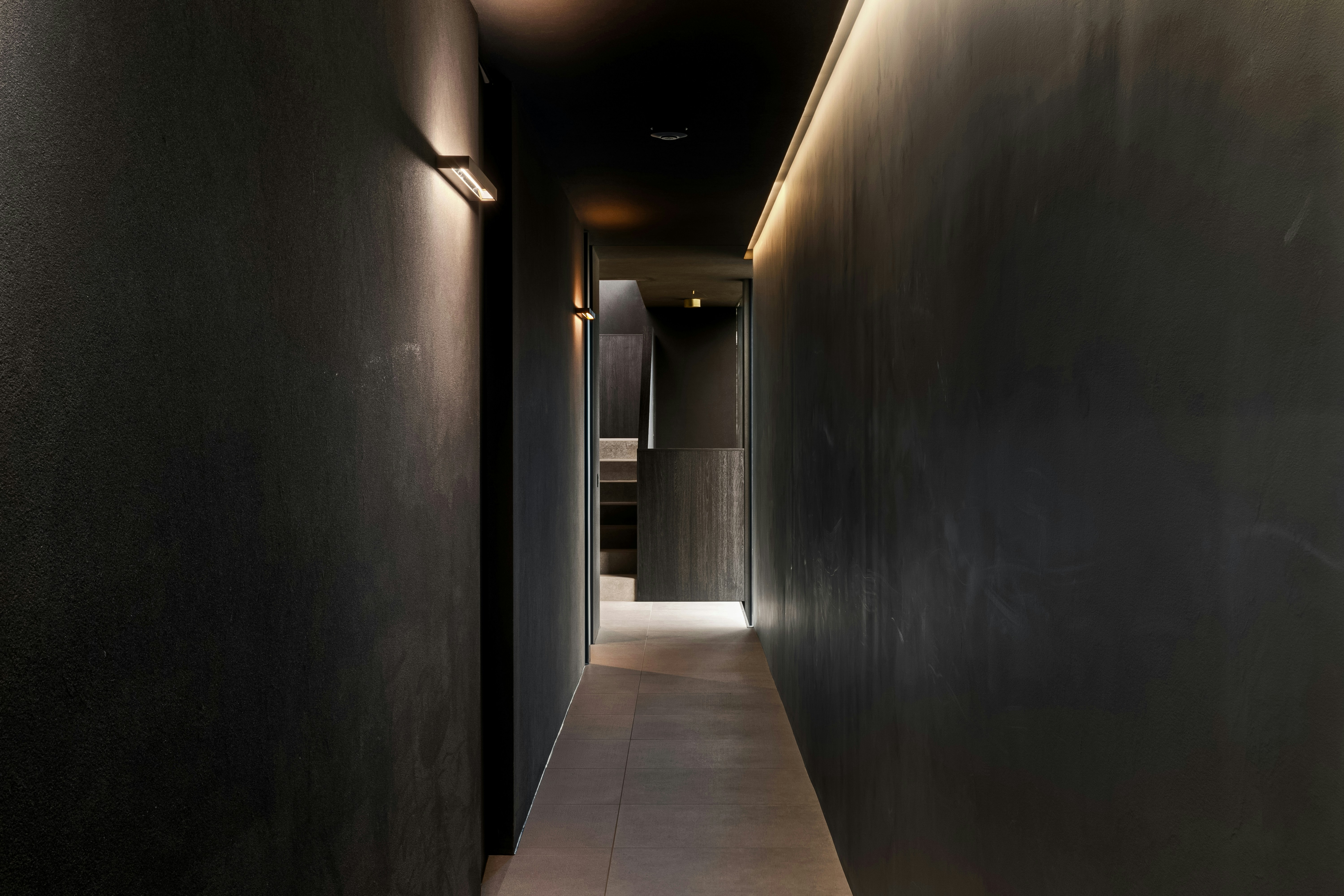 Dark Colored Small Room Interior Design