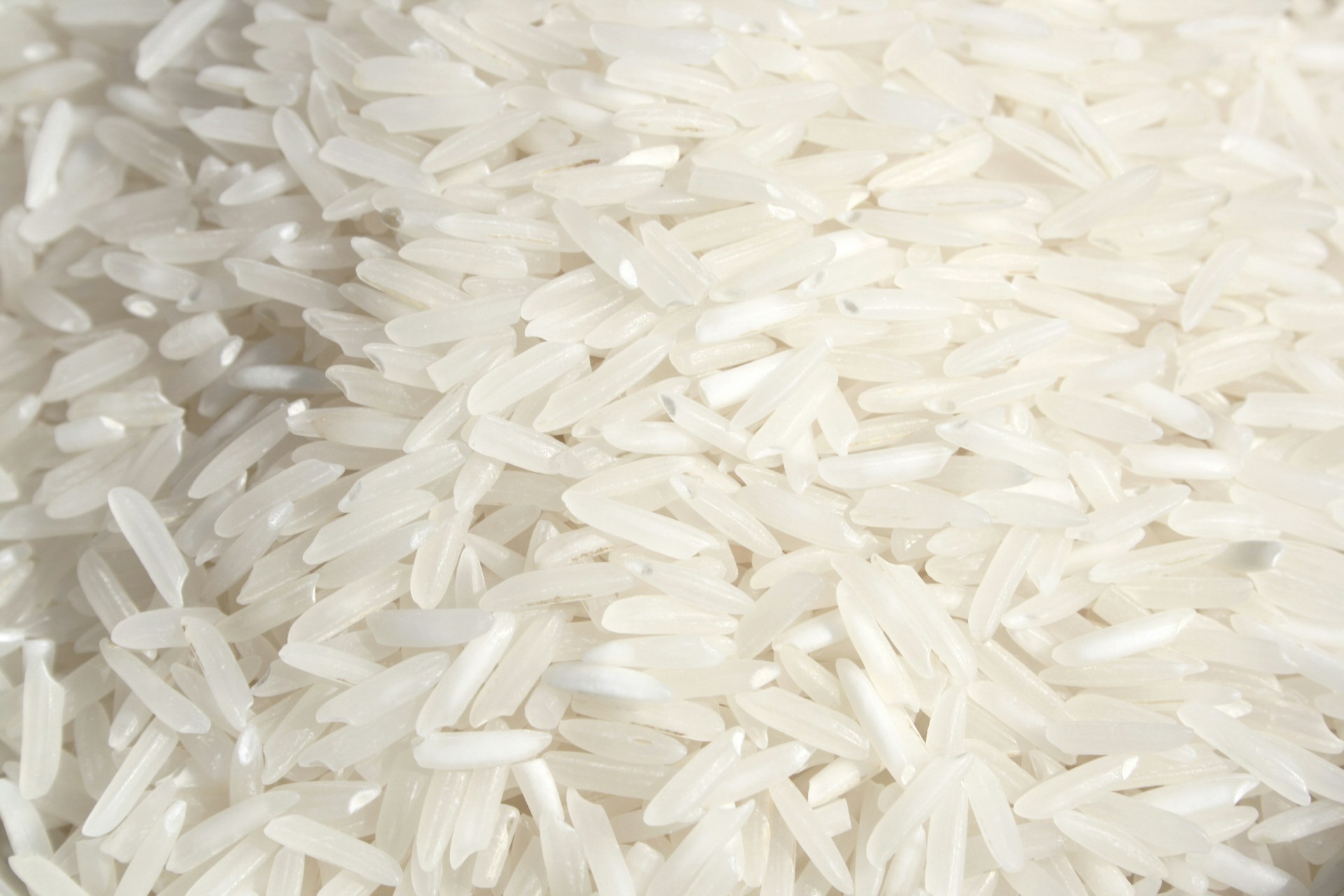 A pile of white rice sitting on top of a table