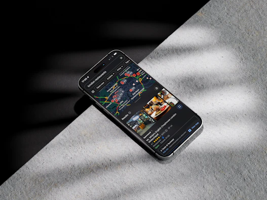 A cell phone sitting on top of a table