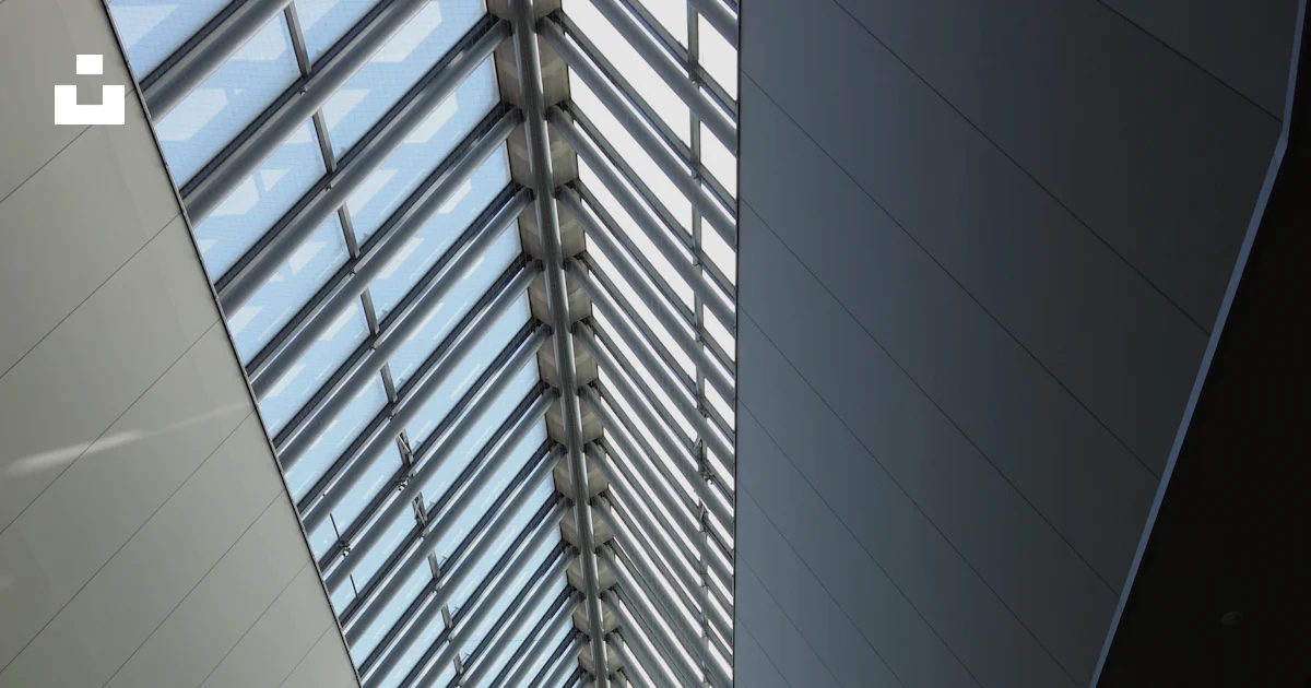 Building Texture Skylight A large building with a skylight above it photo – Free Japan Image on ...
