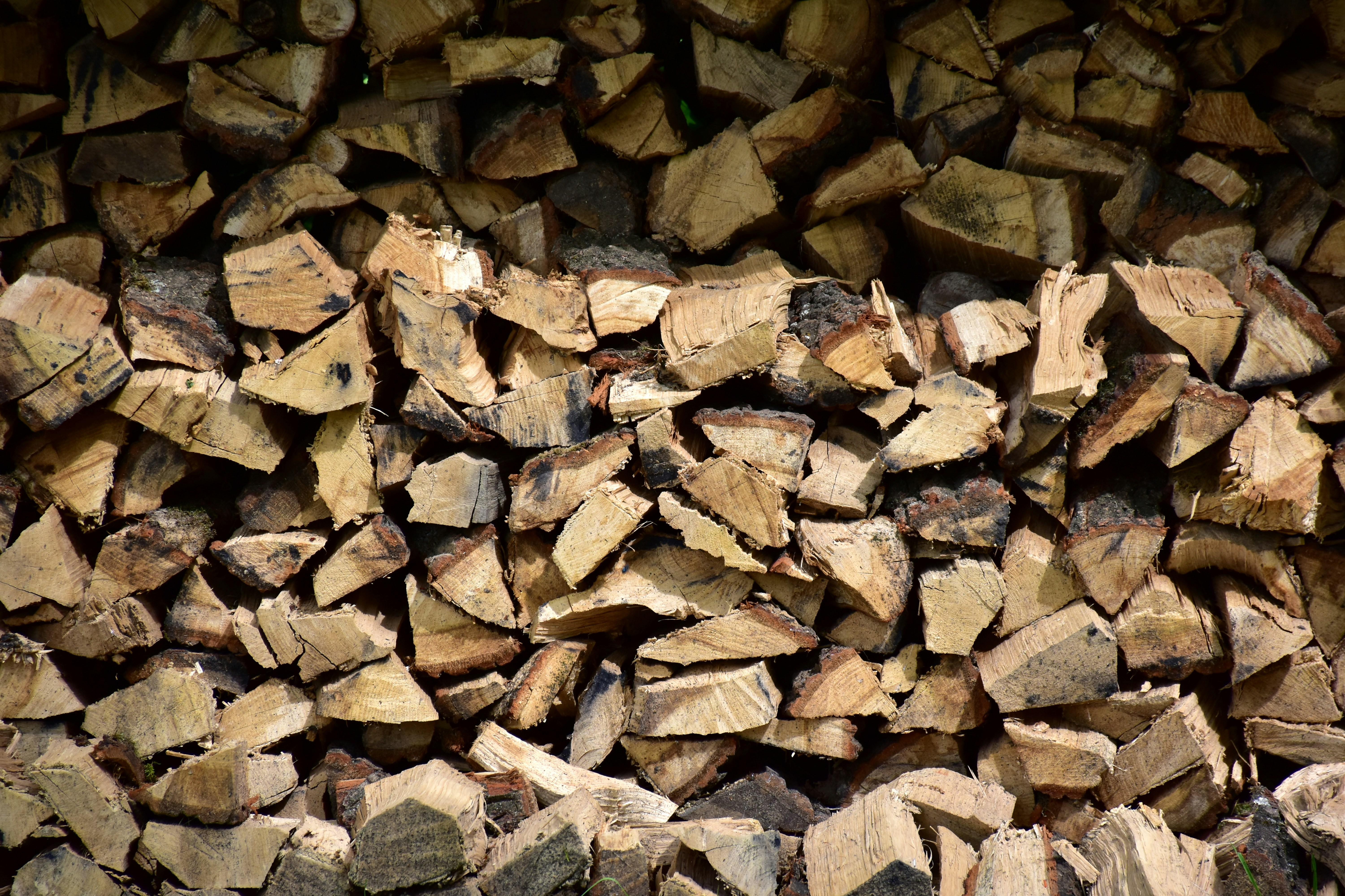 A pile of wood sitting next to each other