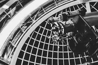 A black and white photo of a motorcycle