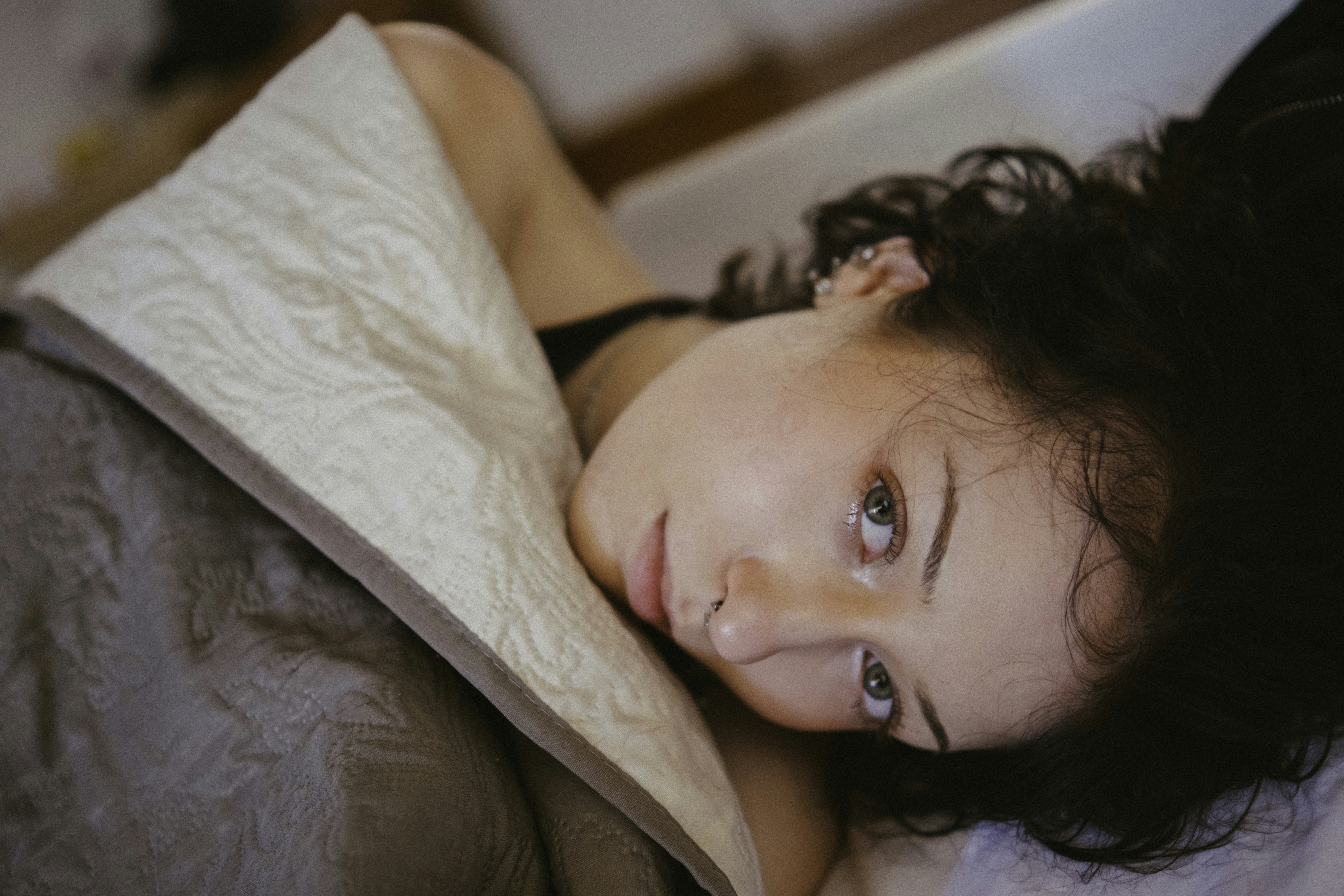 Mature woman influencer representing empowered digital identity through AI persona