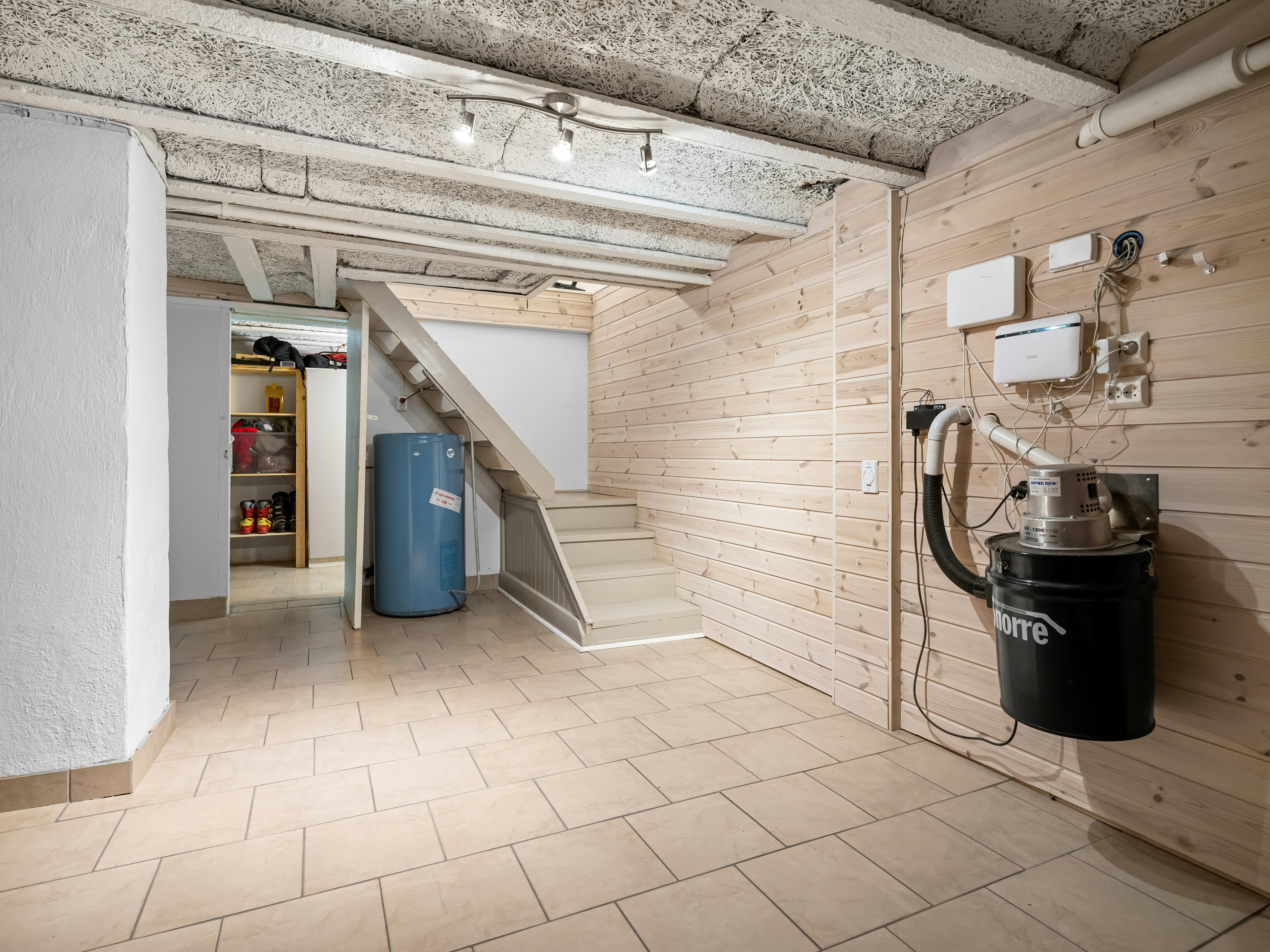 clean, dry, professionally waterproofed basement - seeping basement walls