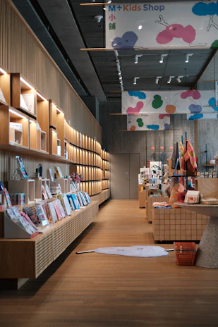 A store filled with lots of shelves filled with books