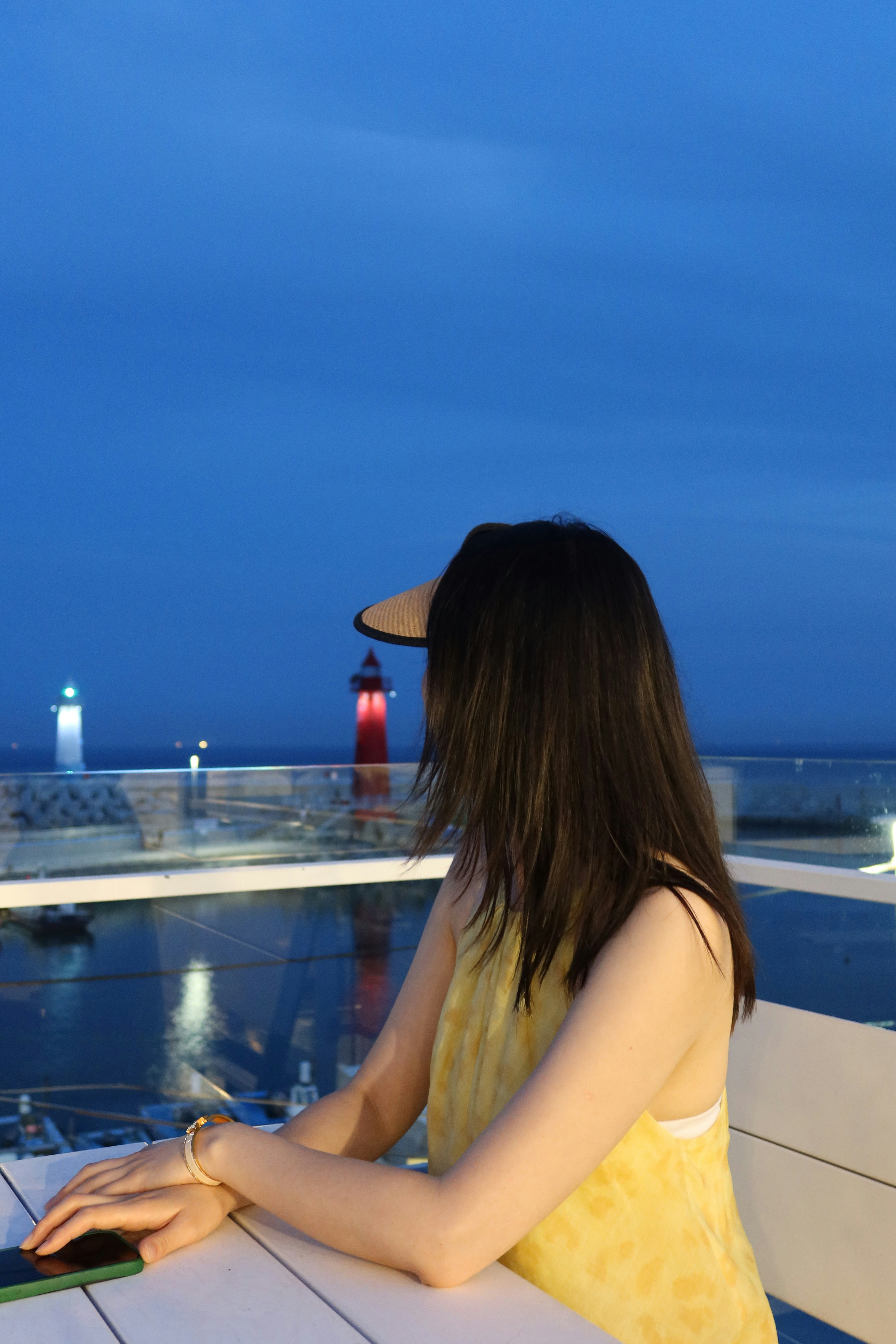 A woman sitting at a table with a laptop computer