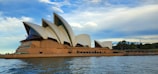 A view of the sydney opera house from the water