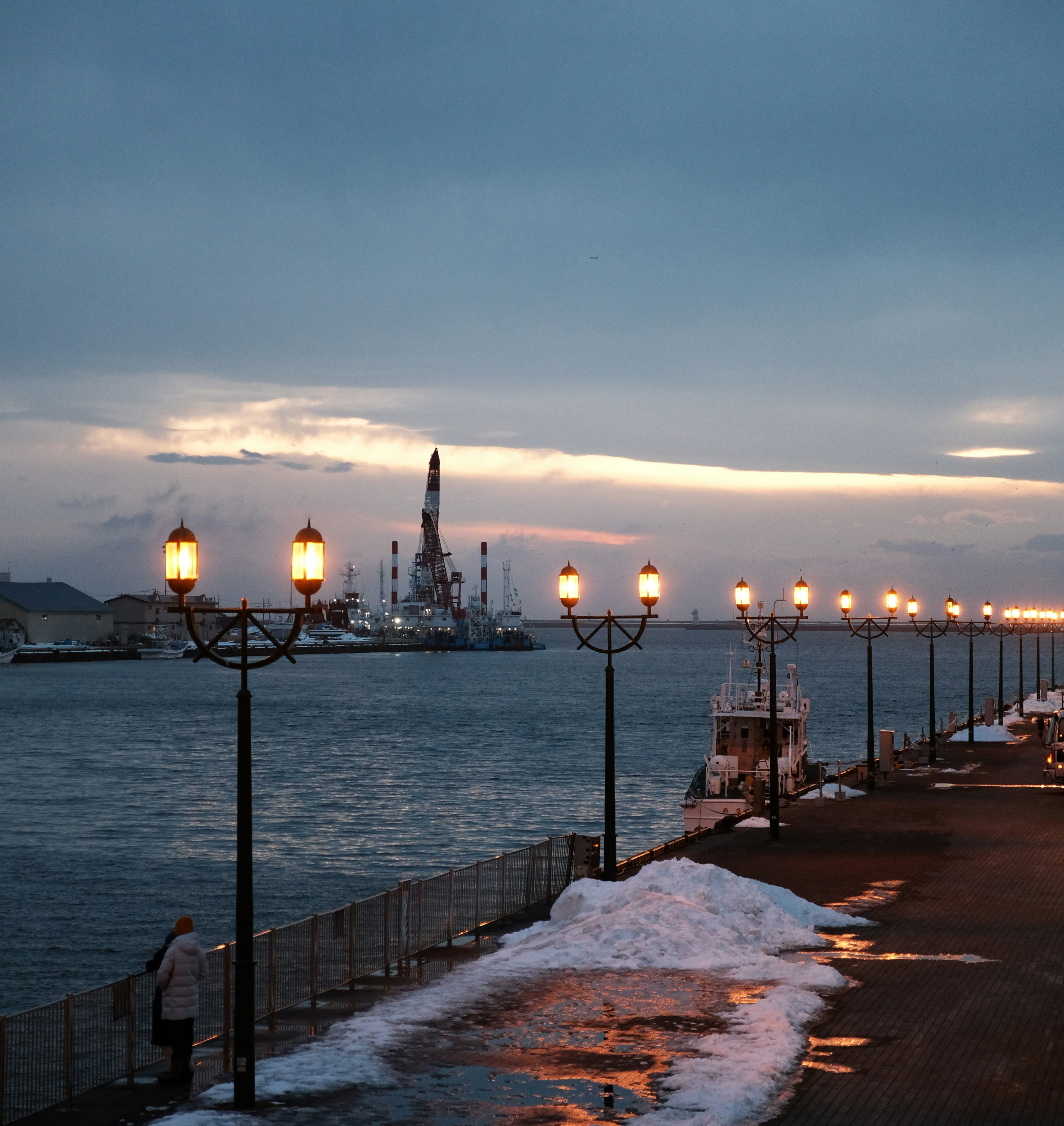 Traditional winter fishing in Hokkaido